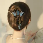گیره مو آبشاری جفت پروانه - Image 7