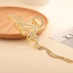 کلیپس ماری فول نگین آویزدار - Image 5