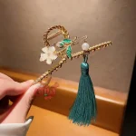 کلیپس درباری گل مینباتوری آویز ژاپنی - Image 2