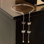 تل گوشواره ای پروانه نگیندار