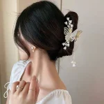 کلیپس پروانه نگینی دو سر گل لاله واژگون - Image 2