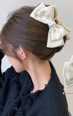 کلیپس پاپیون بزرگ پارچه ای اسپرت - Image 5