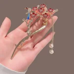 گیره مو ژاپنی vip پرنده و شکوفه گیلاس