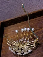 گیره مو ژاپنی درباری افشان آویزدار - Image 5