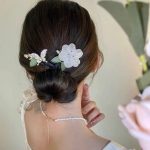باندفر گل صدفی با برگ سبز کریستالی - Image 6