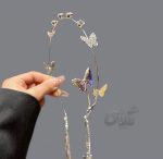 تل آبشاری پروانه کریستال ریسه دار VIP - Image 2