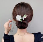 باندفر گل صدفی با برگ سبز کریستالی - Image 7
