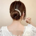 شانه شینیون نگین مرواریدی - Image 4